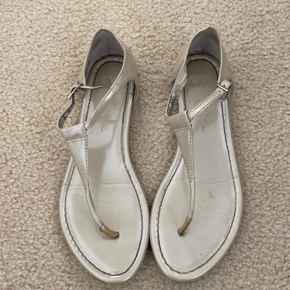 Jessica Simpson Nude Sandals